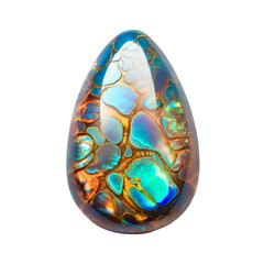 Amazing blue green orange opal.