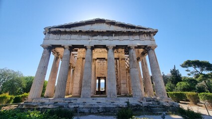 Fototapeta premium hephaestus temple in athens ancient agora greece