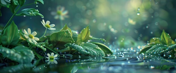 Naklejka premium Frame The Beauty Of Nature In A Captivating Nature Frame, Background HD For Designer 