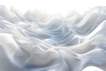 Obraz premium Pixelated Waves of Light: A Digital Realm of Endless Possibilities