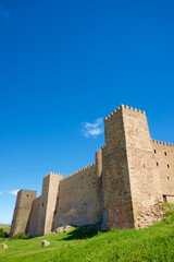 Exterior view of Siguenza Castle, today used as a luxury hotel.