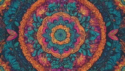 Create a background with intricate floral mandalas upscaled 27
