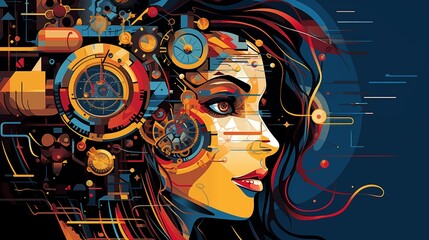 AI-Driven Imagination Vector Designs Inspired by Creative Vision
