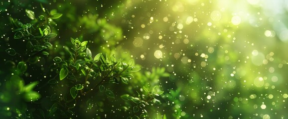 Lose Yourself In The Enchanting Allure Of An Abstract Green Bokeh Background, Background HD For Designer 