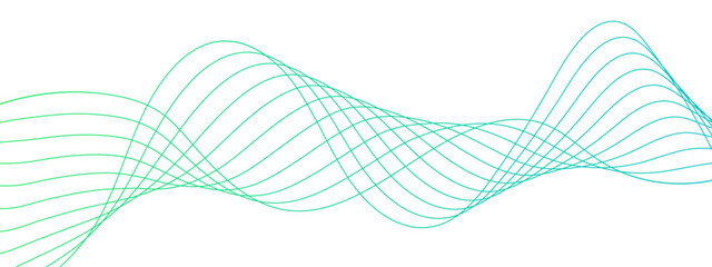 Abstract colorful modern stream wave line transparent background. Colorful glowing frequency sound wave technology curve lines background. Futuristic motion Curved wavy lines tech.
