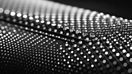 fabric material close-up. fashionable retro style black and white