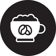 capuccino glyph icon