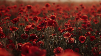 A Red Poppies A Poignant Symbol of  remembrance and memorial day,  Remembrance and Sacrifice on Anzac Day