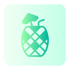 pineapple juice gradient icon