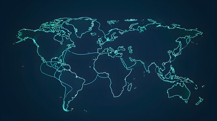  World Map illustration