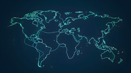 Naklejka premium &nbsp;World Map illustration