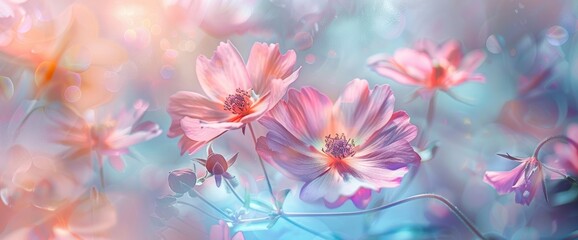 Revel In The Dreamy Hues Of An Abstract Pastel-Colored Background, Background HD For Designer 