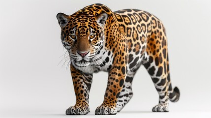Obraz premium 白い背景のジャガー