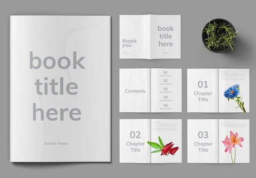 Minimal Book Layout Template