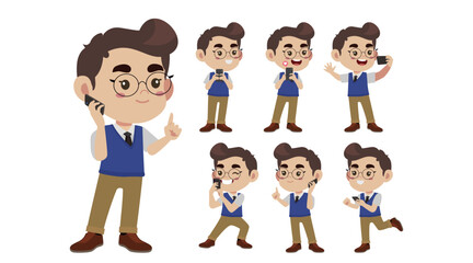 Young people using smart phones