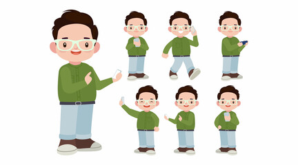 Young people using smart phones