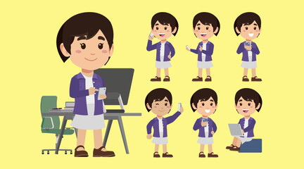 Young people using smart phones