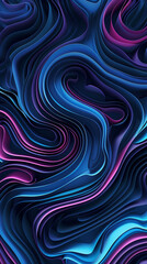 abstract curvy mobile phone background, Abstract wallpaper for mobile phone, smartphone. Curvy background with purle colors. Transparent curves.