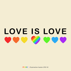 Love is love stickers, LGBT flat style symbols with pride flags, gender signs, rainbow,LGBTQ pride community Symbols, Vector set of LGBTQ, Vector illustration EPS 10