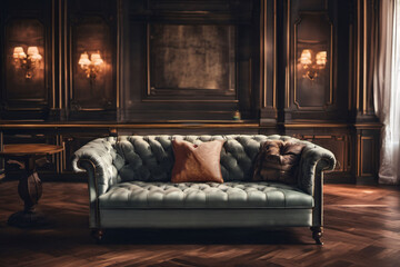 Fototapeta premium luxury sofa in a room