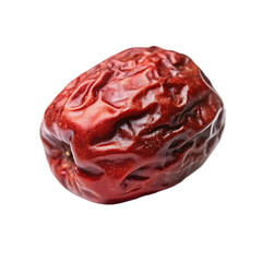 Dried date fruit isolated on a transparent background