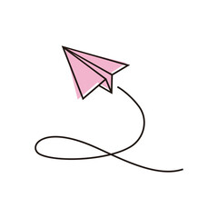 Paper Plane Ornament