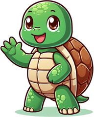 Fototapeta premium 거북이. 거북이 캐릭터.