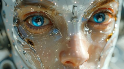 CS, Concept of Artificial Intelligence, 3D rendering, Conceptual image.