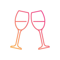 Cheers vector icon