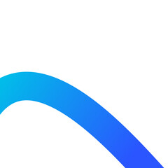 Blue Bold Line Corner