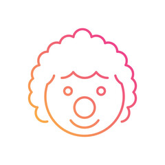 Clown vector icon