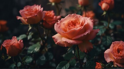 red rose in the garden Ethereal Elegance Masterpiece Photograph of a Rose 