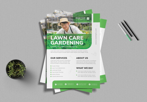 Gardening Services Flyer Template