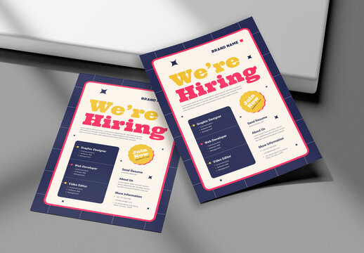 Job Vacancy Flyer Layout