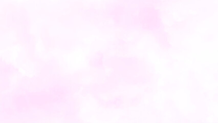 Pink sky background with white clouds. Pink clouds and sky for background Abstract, postcard nature art pastel style,soft and blur focus.