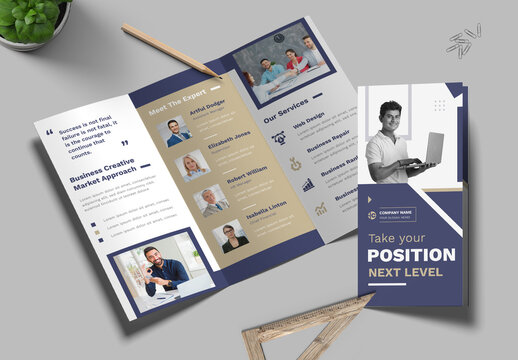 Trifold Brochure Design Layout