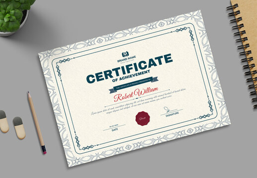 Certificate Layout