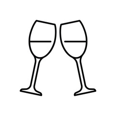 Cheers vector icon