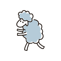Sheep Doodle Cartoon