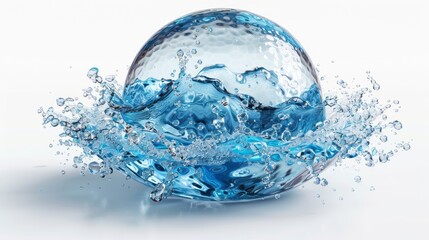 3D illustration of a water 