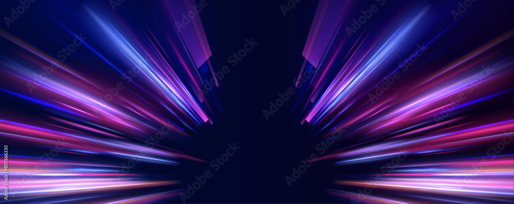 Aufkleber vector swirl trail effect. laser beams luminous abstract sparkling isolated on a transparent backgro