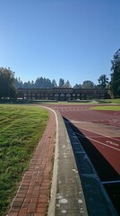 Fototapeta premium Stadium High School pano