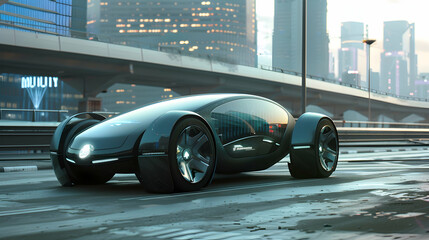 concept car that integrates seamlessly with smart city infrastructure