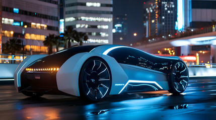 concept car that seamlessly integrates with augmented reality interfaces