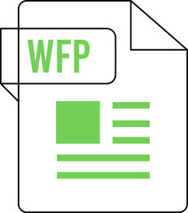 WFP Icon Wasabi thick outline