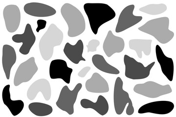 Fototapeta premium カラフルな流体のイラストセット