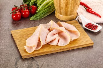 Turkey ham Campana few slices
