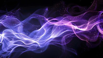 Abstract technology background with flowing dots and waves for hitech design. Concept Hitech Design, Abstract Background, Technology, Flowing Dots, Waves