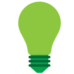 green light bulb