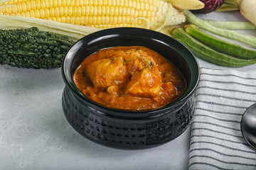 Indian cuisine - Kadai chicken masala